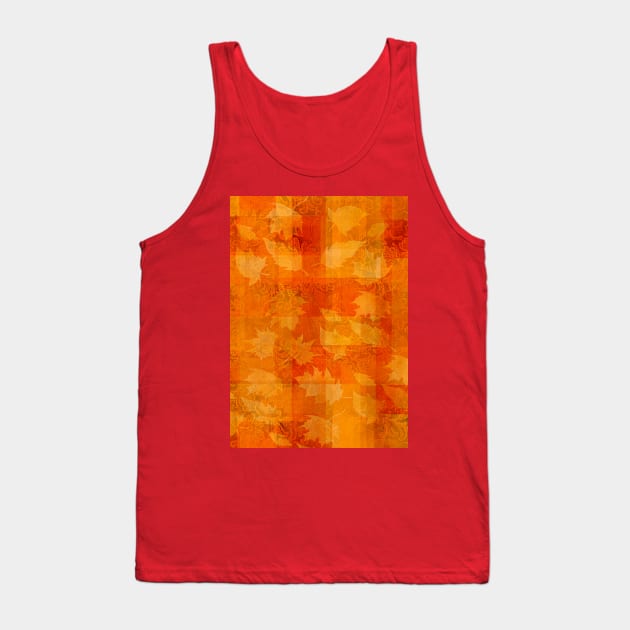 Abstract Autumn Tank Top by Scratch